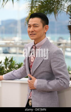 Cannes, France. 20 mai 2013. Acteur Andy Lau au 'Blind Detective' photocall au Festival de Cannes Lundi 20 mai 2013. Credit : Doreen Kennedy / Alamy Live News Banque D'Images