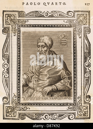 PAPE PAULUS IV Banque D'Images