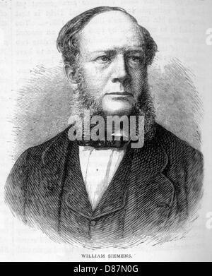 KARL WILHELM SIEMENS - PLUS TARD SIR CHARLES WILLIAM Banque D'Images