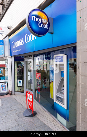 Thomas Cook Travel shop agent, UK Banque D'Images