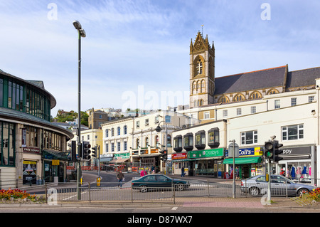 Centre-ville de Torquay, Royaume-Uni Banque D'Images