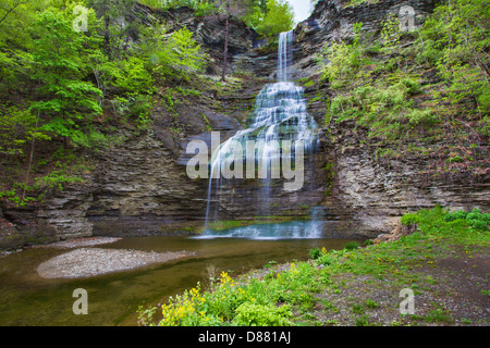 Tante Sara's Falls à Montour Falls dans la région des lacs Finger de l'État de New York Banque D'Images