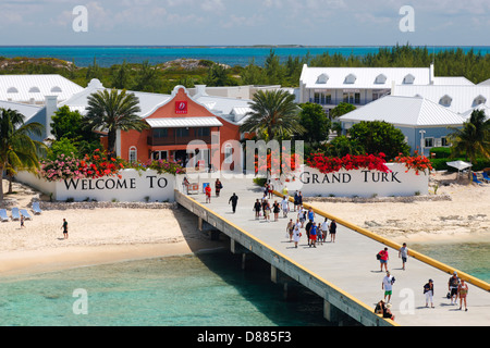 Grand Turk Turks et Caicos. Banque D'Images