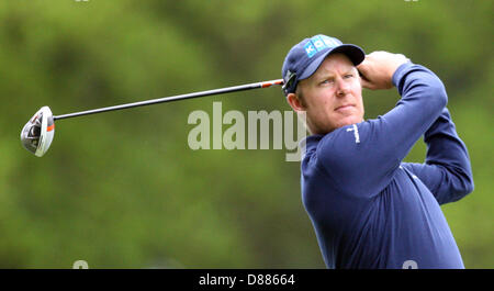 Wentworth, au Royaume-Uni. 21 mai 2013. Mikko Ilonen au cours de la pratique de l'avant de la BMW Championnats PGA. Credit : Action Plus de Sports / Alamy Live News Banque D'Images