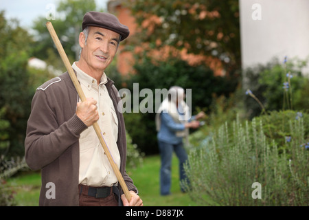 Cadres supérieurs de jardin Banque D'Images