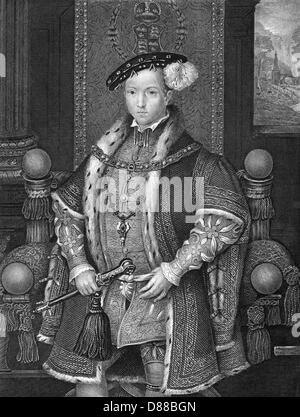 EDWARD VI/1537-1553 Banque D'Images