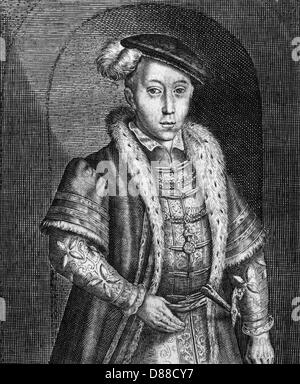 EDWARD VI/1537-1553 Banque D'Images