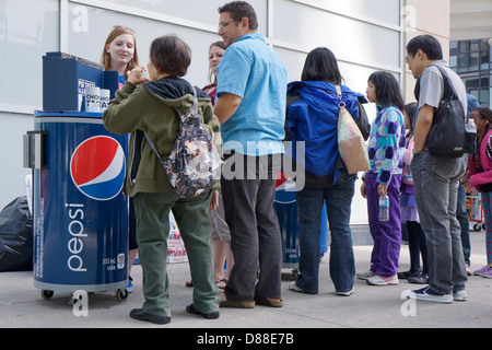 Goût Pepsi Challenge Banque D'Images