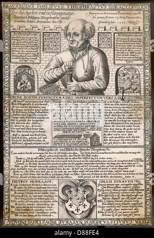 Paracelsus, scientifique suisse et alchimiste Banque D'Images