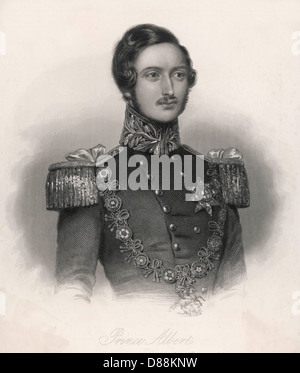 Albert de Saxe-Coburg et Gotha - Prince Consort Banque D'Images