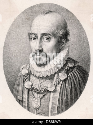 MICHEL DE MONTAIGNE Banque D'Images