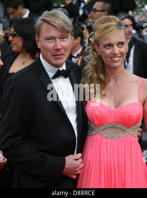 Cannes, France. 21 mai 2013. Mika Hakkinen assiste à la derrière la premiere candélabres - La 66e édition du Festival de Cannes un annuel Banque D'Images