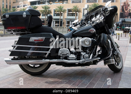 Noir et Chrome Harley Davidson Electraglide Ultra Classic Motorcycle Banque D'Images