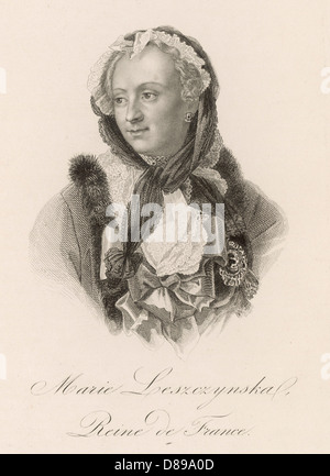 MARIE LESZCZYNSKA Banque D'Images