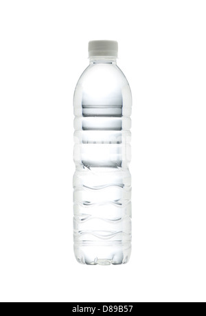 Bouteille d'eau potable avec étiquette vierge pour votre publicité Banque D'Images