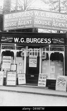 AGENT IMMOBILIER/SIDCUP/KENT Banque D'Images