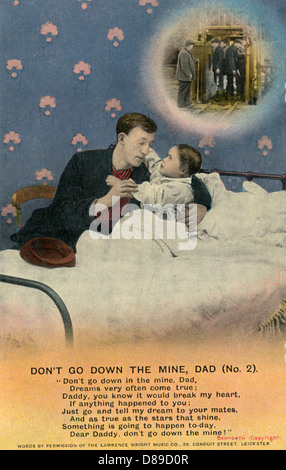 Ne descendez pas la mine - 2 Banque D'Images