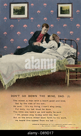 Ne descendez pas la mine - 3 Banque D'Images