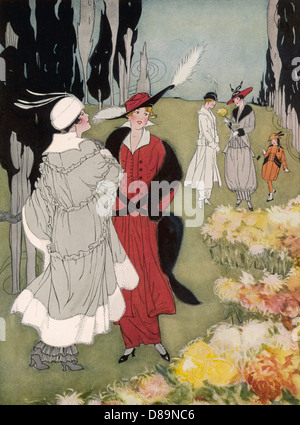 Mode pour femmes 1914 Banque D'Images