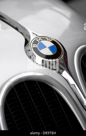 Touring BMW 328 COUPE/badge et grill Banque D'Images