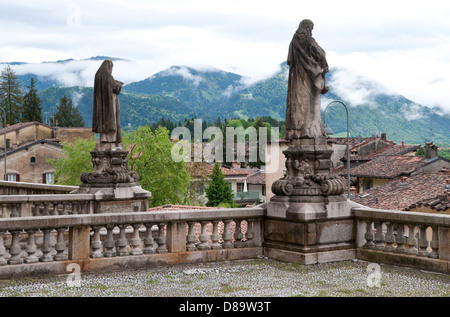 Clusone, Lombardie, Italie Banque D'Images