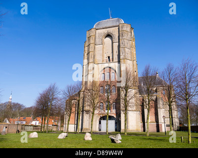 L'église Onze Lieve Vrouwekerk, également appelé Grote Kerk, à Veere. Banque D'Images