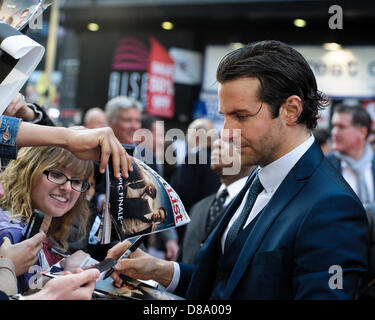 Bradley Cooper assiste à la première européenne de The Hangover Part III le 22/05/2013 à l'Empire Leicester Square, Londres. Les personnes sur la photo : Bradley Cooper. Photo par Julie Edwards Banque D'Images