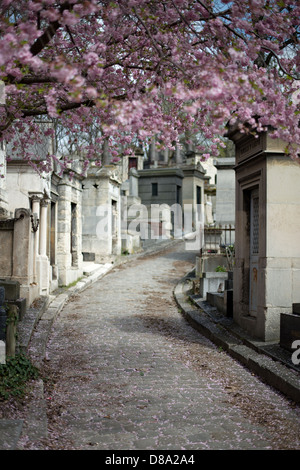 Cimetière du Père-Lachaise à Paris, France. Banque D'Images