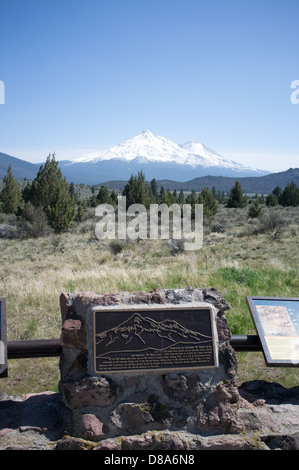 Lot de visualisation, Mt. Shasta, Californie Banque D'Images