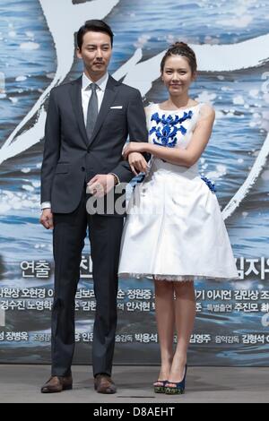 Son Ye Jin à la conférence de presse de requin KBS de Séoul, Corée du Sud, le mardi 21 mai 2013. Banque D'Images