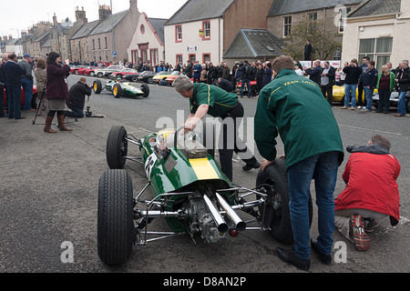 Jim Clark. 50e anniversaire de son premier championnat du monde.Duns Scottish Borders. L'Écosse. Banque D'Images