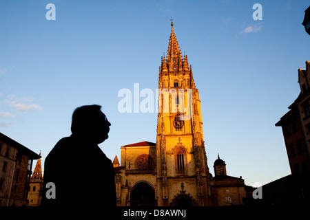 Cathédrale d'Oviedo Banque D'Images