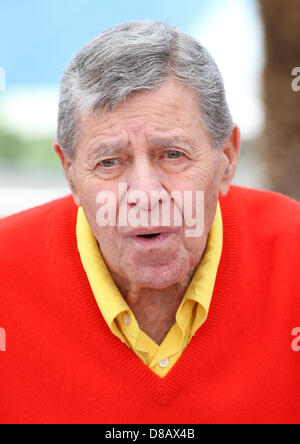 JERRY LEWIS MAX ROSE. PHOTOCALL. FESTIVAL DU FILM DE CANNES 2013 PALAIS DES FESTIVAL CANNES FRANCE 23 Mai 2013 Banque D'Images