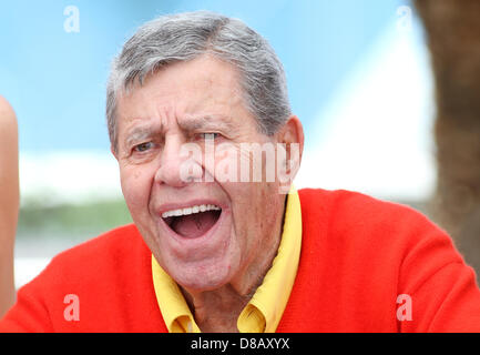 JERRY LEWIS MAX ROSE. PHOTOCALL. FESTIVAL DU FILM DE CANNES 2013 PALAIS DES FESTIVAL CANNES FRANCE 23 Mai 2013 Banque D'Images