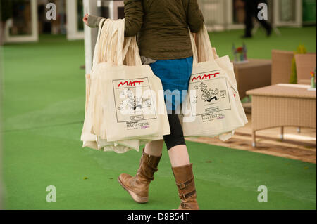 Hay-on-Wye, au Pays de Galles, Royaume-Uni. 23 mai 2013. Le Hay Festival, Powys Pays de Galles UK, le 23 mai 2013 . Credit : Keith Morris/Alamy Live News Banque D'Images