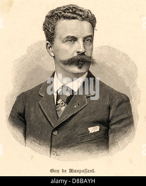 GUY DE MAUPASSANT Banque D'Images