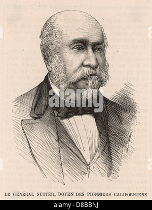 Johann August Sutter Banque D'Images