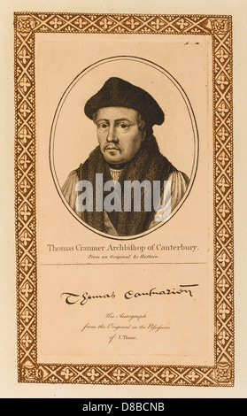 THOMAS CRANMER Banque D'Images