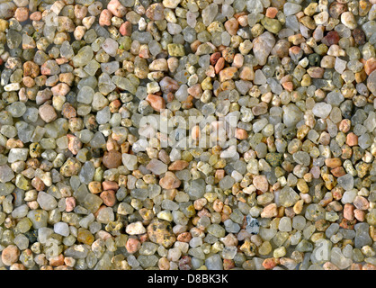 Macro close up d'une plage de sable. Texture naturelle de fond. Banque D'Images