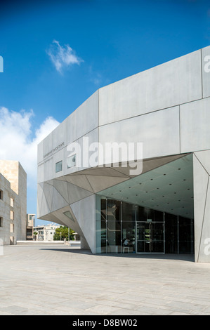 Israël, Tel Aviv, Herta et Paul Amir la façade de l'immeuble de la nouvelle aile au Tel Aviv Museum of Art Banque D'Images