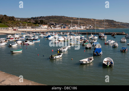 Le port, Lyme Regis, Dorset, England, UK Banque D'Images