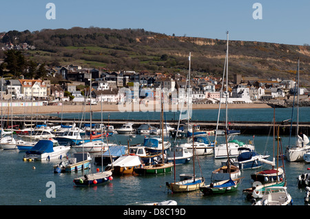 Le port, Lyme Regis, Dorset, England, UK Banque D'Images