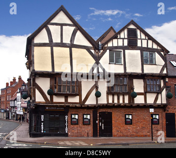 Coin de Mardol et Roushill, Shrewsbury, Shropshire, Angleterre Banque D'Images