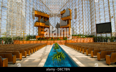 La Cathédrale de Cristal, Garden Grove California USA Banque D'Images