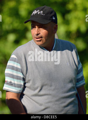 23 mai 2013 - St. Louis, MO, USA - Le 24 mai 2013 : Rocco Médiation comme vu au cours du deuxième tour de la Senior PGA Championship à Bellerive Country Club à St Louis. Banque D'Images