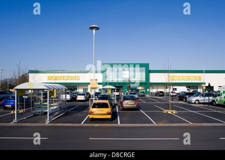 Supermarché Morrisons Borehamwood Banque D'Images