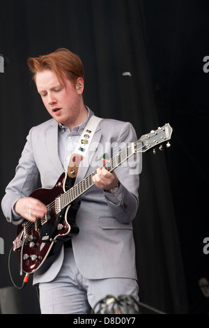 Alex trimble, two door cinema club Banque D'Images