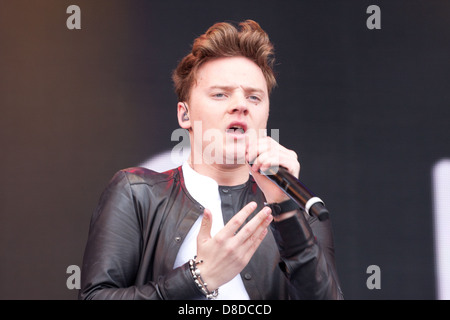 Conor Maynard au Radio1 Un grand week-end Banque D'Images