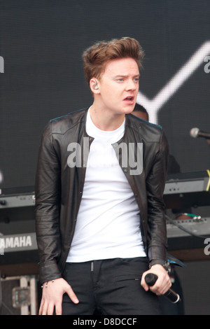 Conor Maynard au Radio1 Un grand week-end Banque D'Images