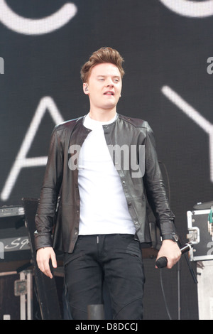 Conor Maynard au Radio1 Un grand week-end Banque D'Images